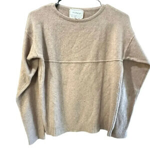 Sport whirl Beige Soft Knit Casual Sweater Size Medium